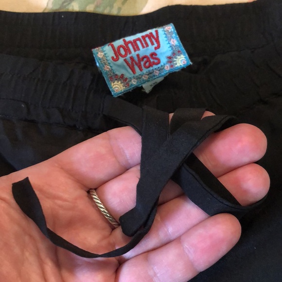 JOHNNY WAS Size XXL ILLARIA 100% Silk Pull-On Drawstring Elastic Waist $250 NEW - Picture 15 of 16